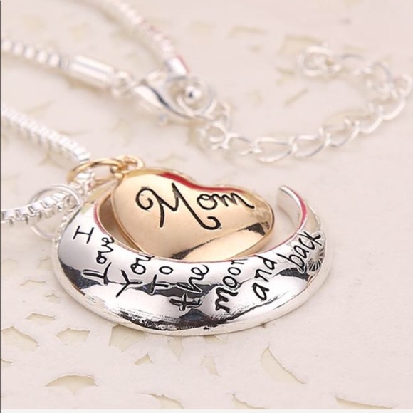 I Love You To The Moon And Back Necklace - Picture 6 of 6